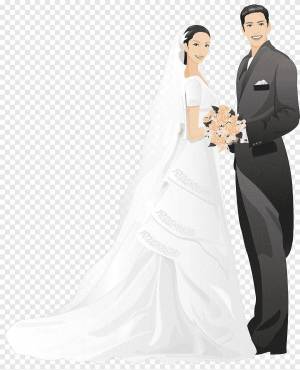 Раскраска жених и невеста #4 #306403