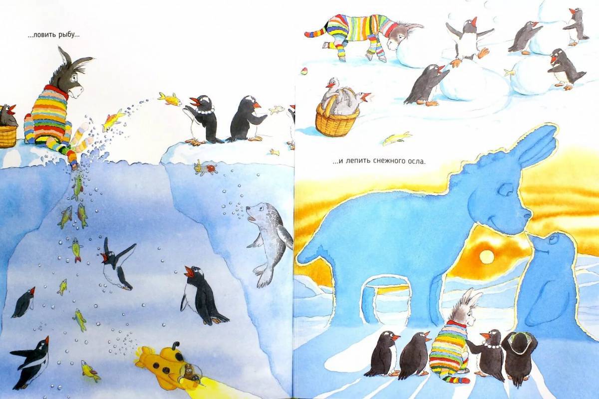 Животные антарктиды для детей #22