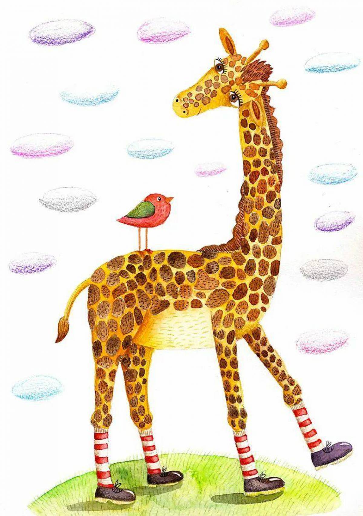 Жираф для детей 6 7 лет #22
