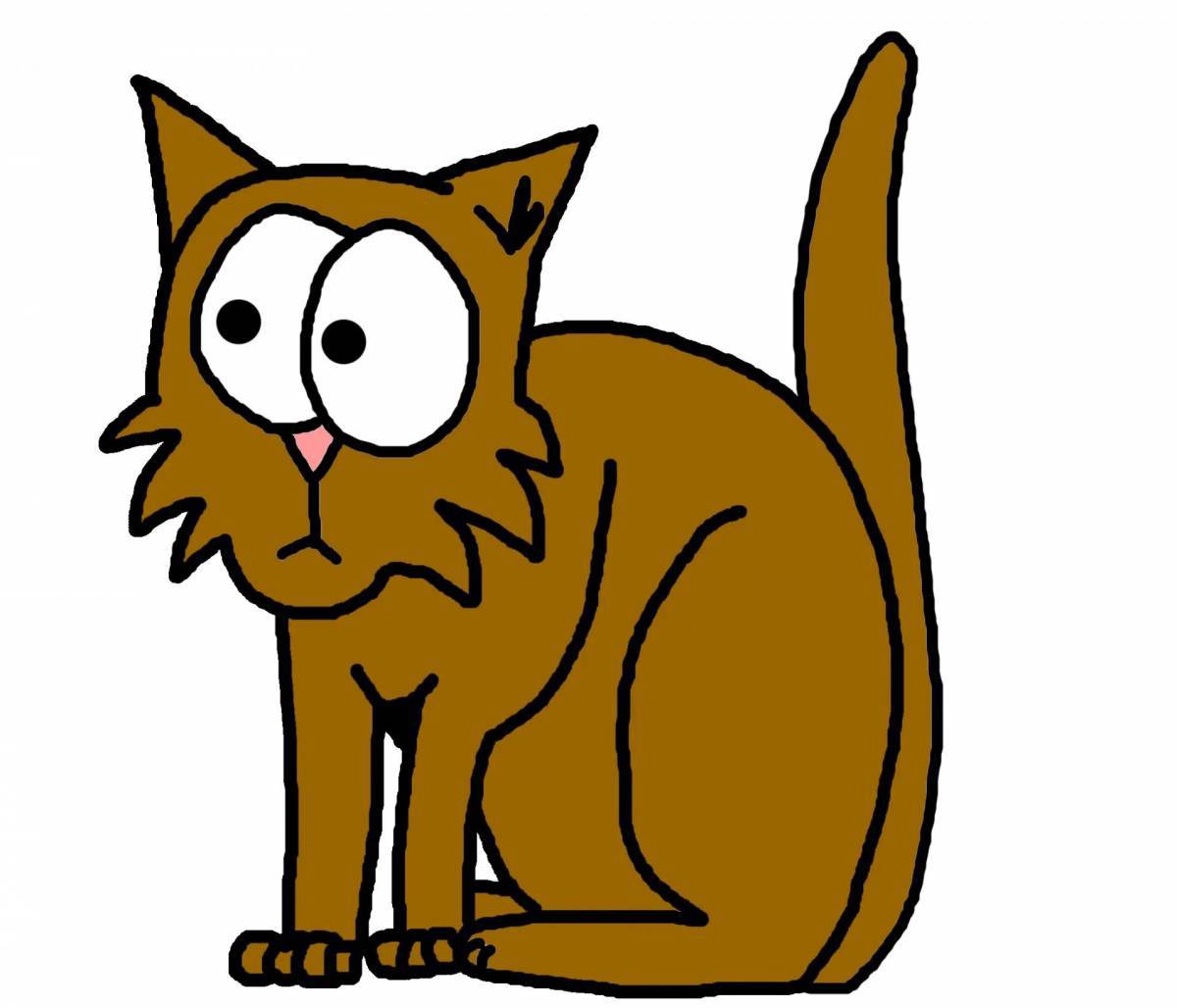 Cartoon cat #3