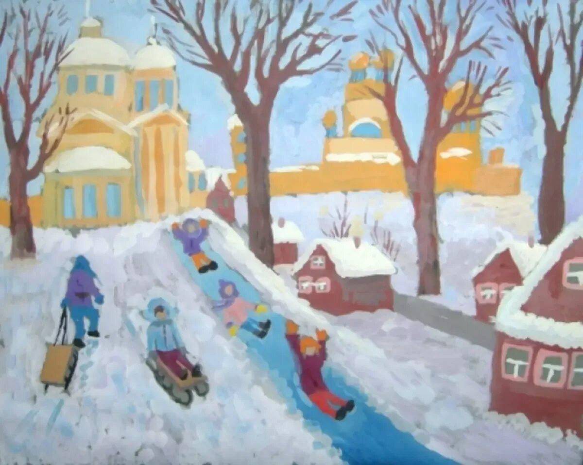 Зимний город для детей #8