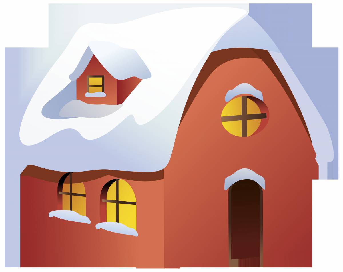 Зимний домик для детей #4