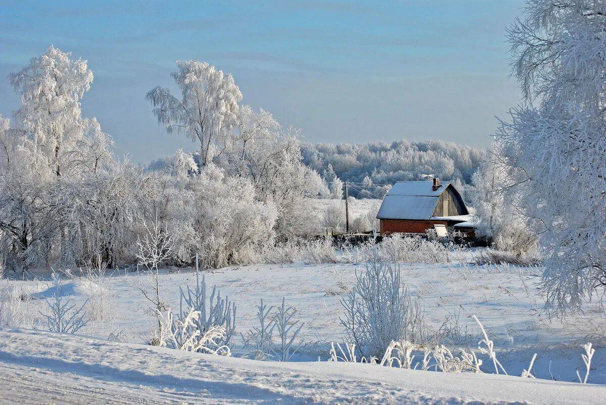 Зимняя деревня #12