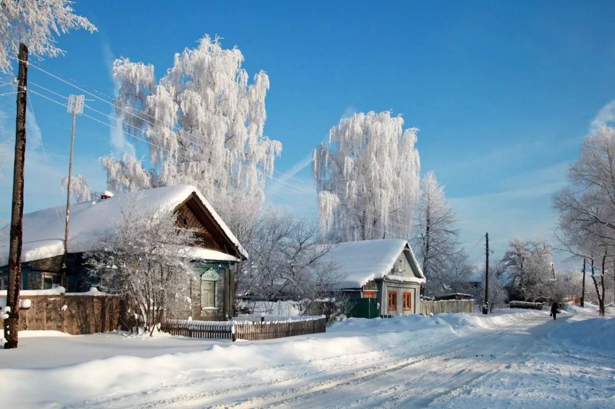 Зимняя деревня #15