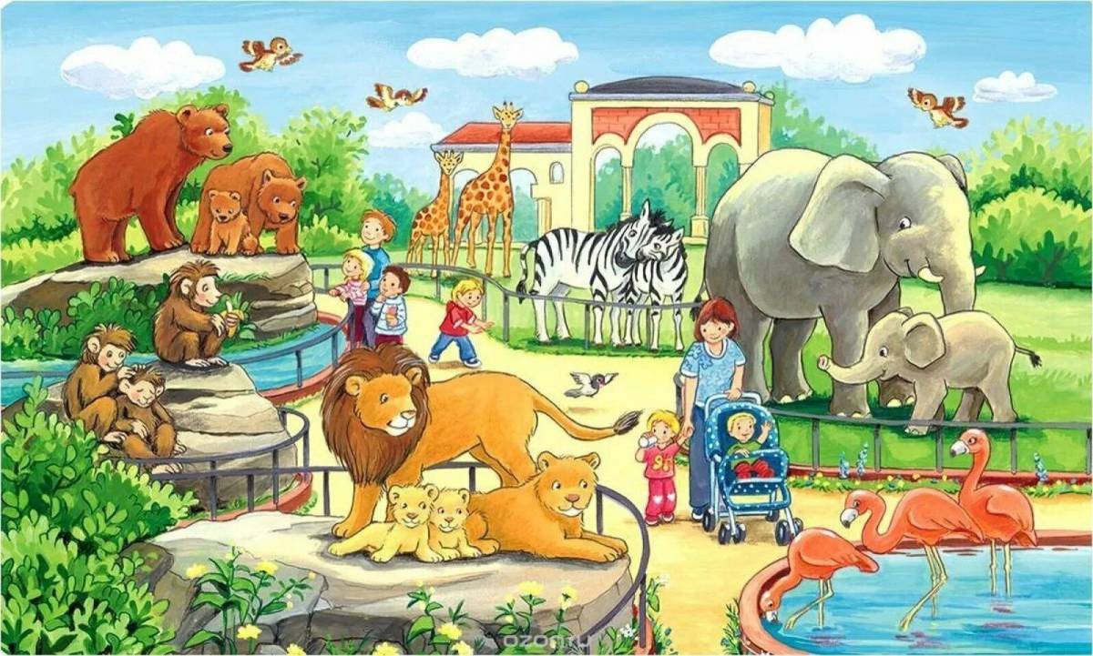 Зоопарк для детей 6 7 лет #24