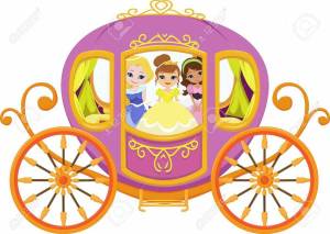 Раскраска карета для детей #8 #333882