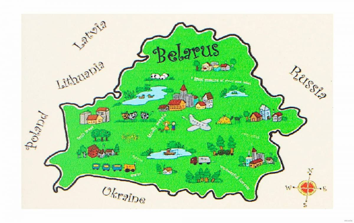 Карта беларуси #2