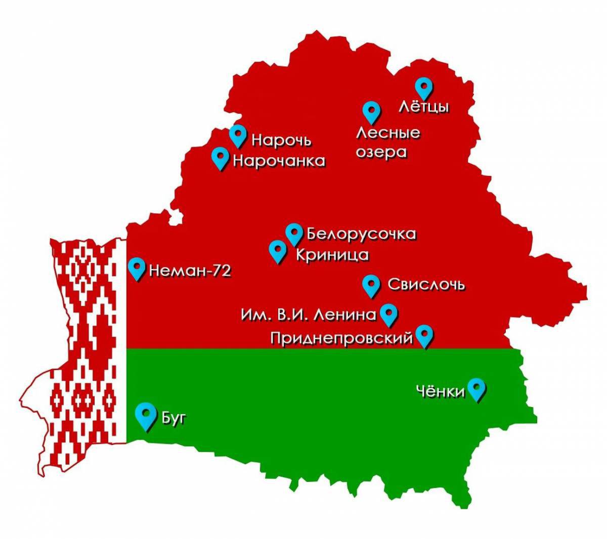 Карта беларуси #26