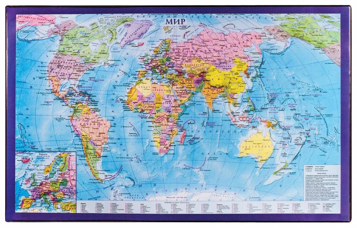 Карта мира политическая #5
