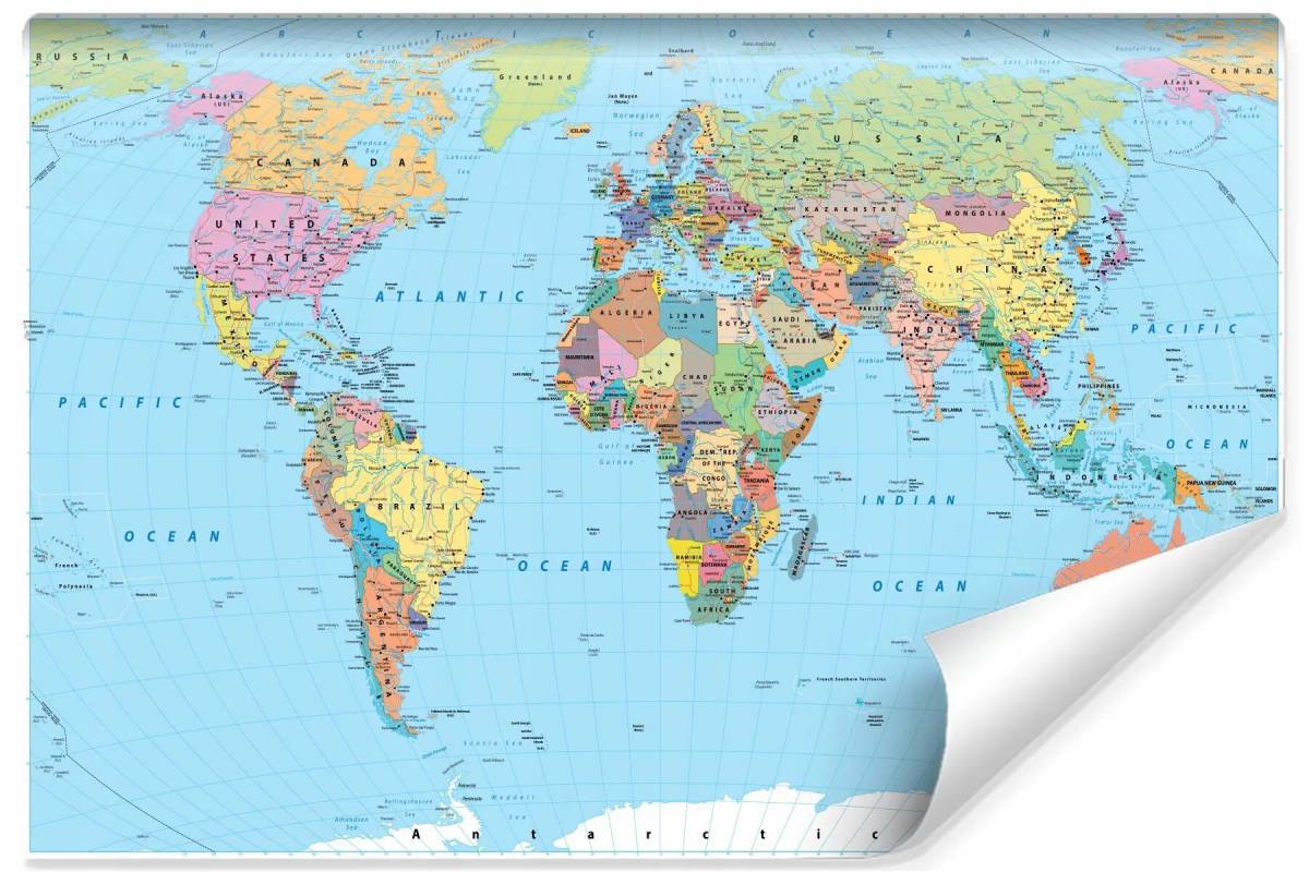 Карта мира политическая #14