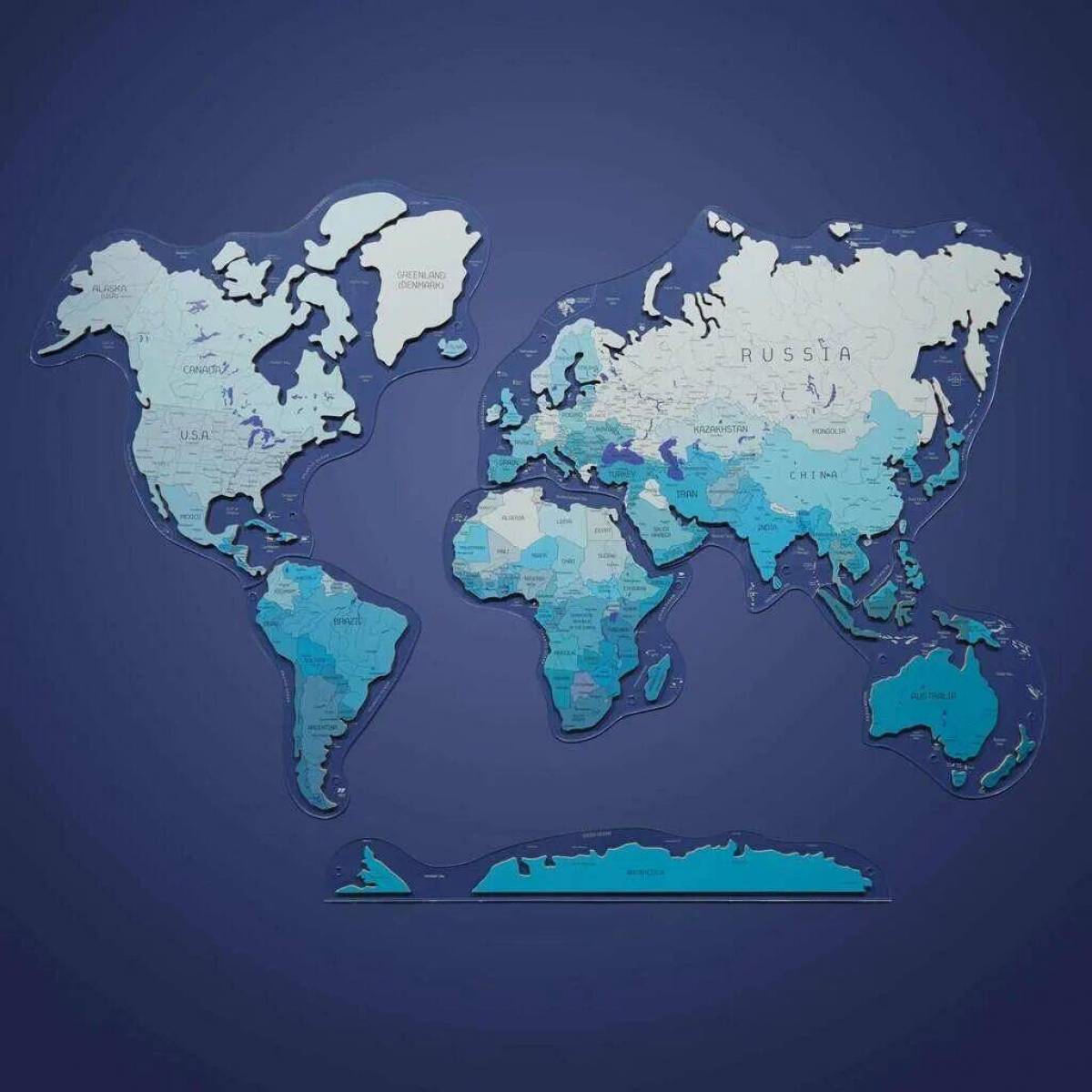 Карта мира политическая #23