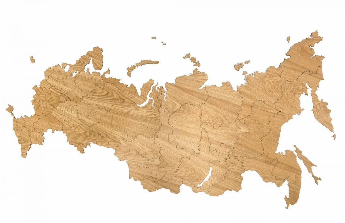 Карта россии с городами #10