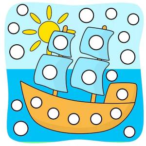 Раскраска кораблик для детей 4 5 лет #21 #346402