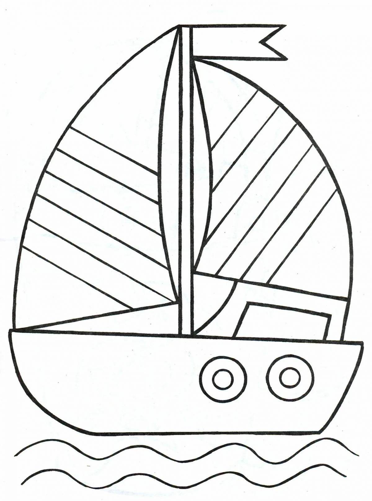 Кораблик для детей 5 6 лет #16
