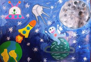 Раскраска космос для детей 5 6 лет #31 #348637