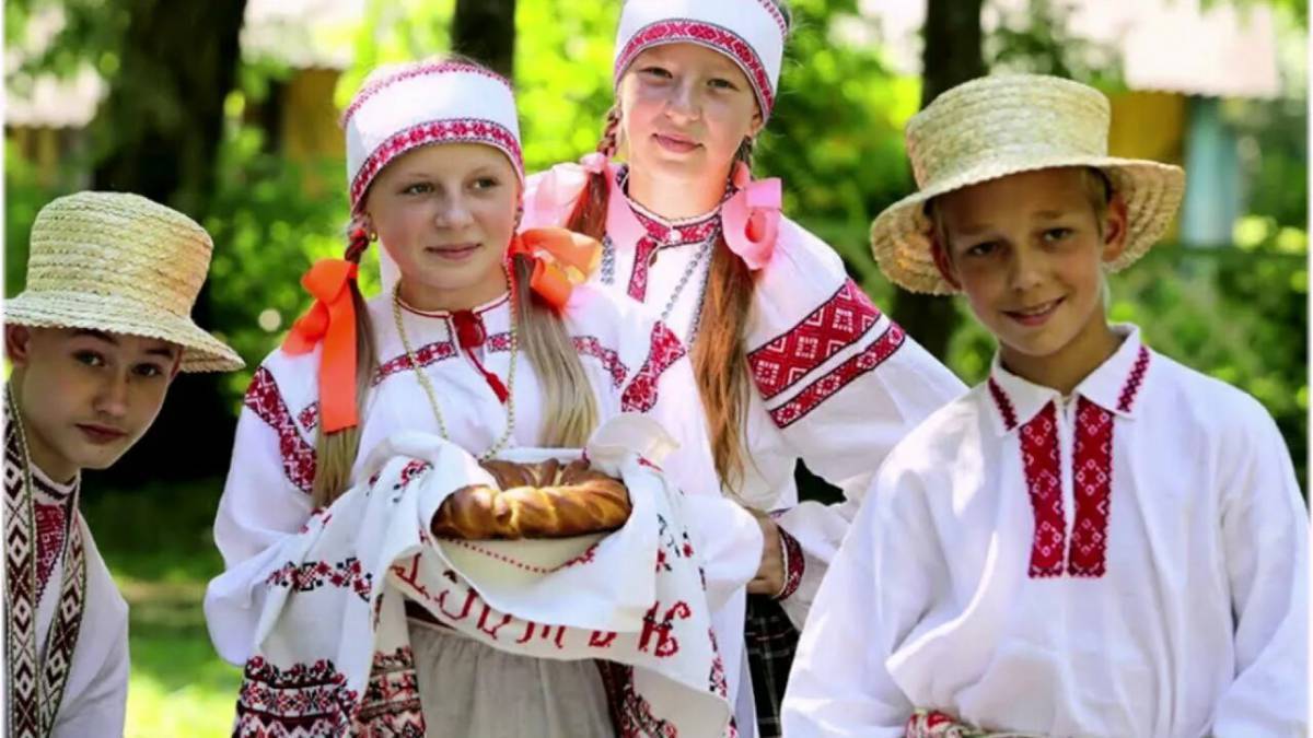 Костюм белорусский национальный для детей #12