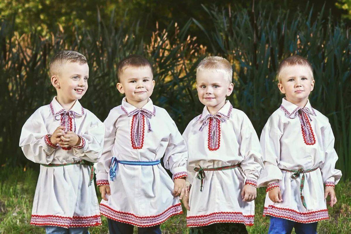 Костюм белорусский национальный для детей #28
