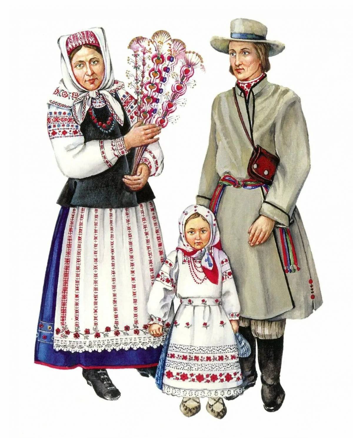 Костюм белорусский национальный для детей #32
