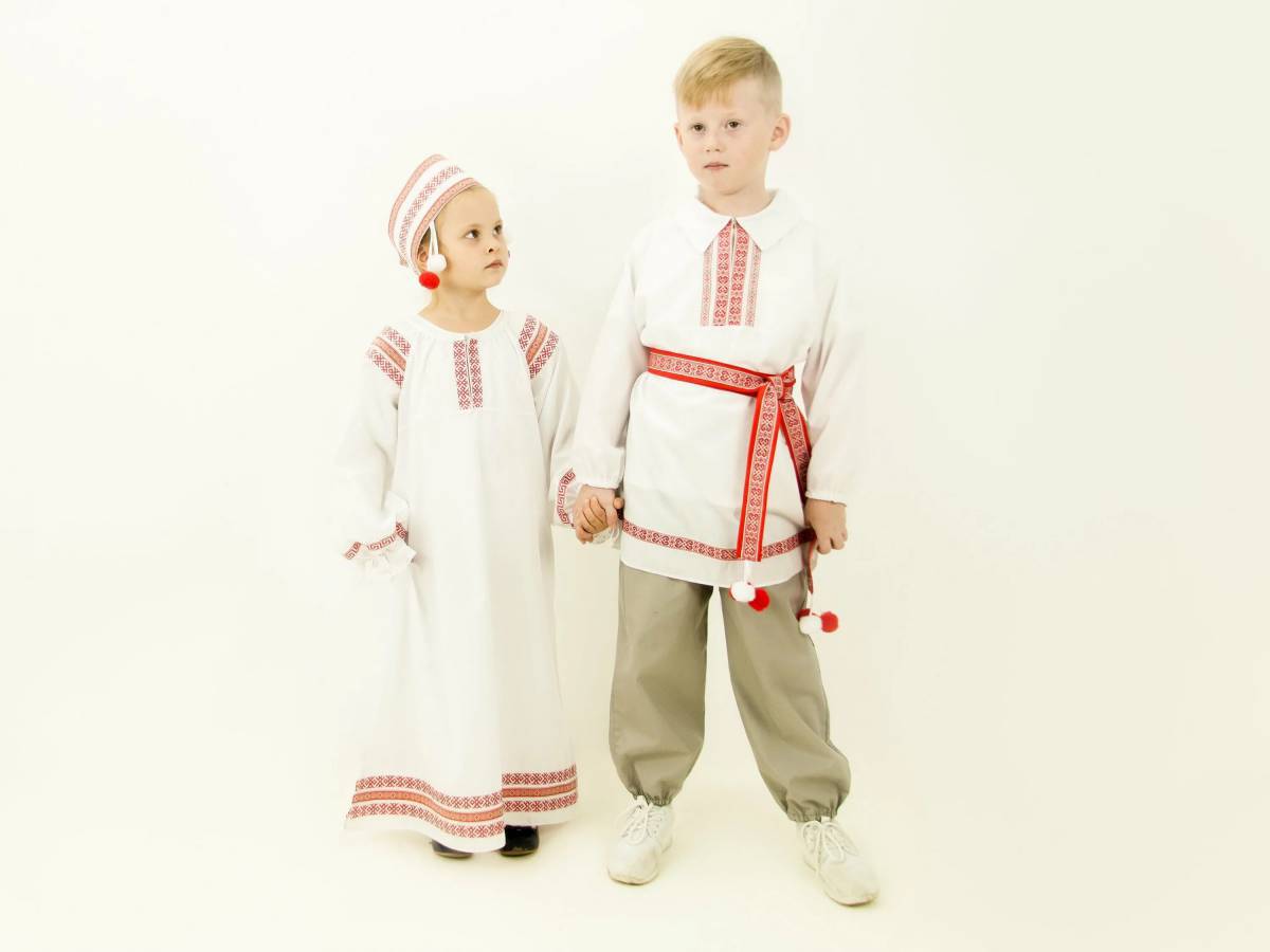 Костюм белорусский национальный для детей #34