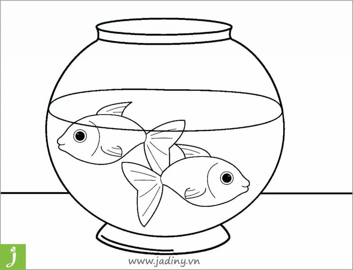 Аквариум с рыбками для детей #11