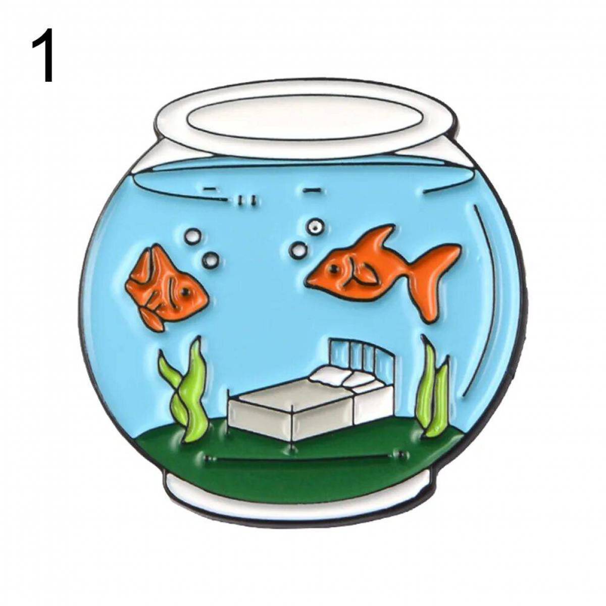 Аквариум с рыбками для детей #13