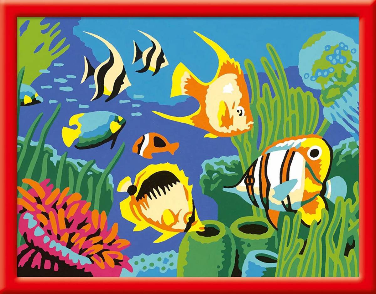 Аквариум с рыбками для детей #16
