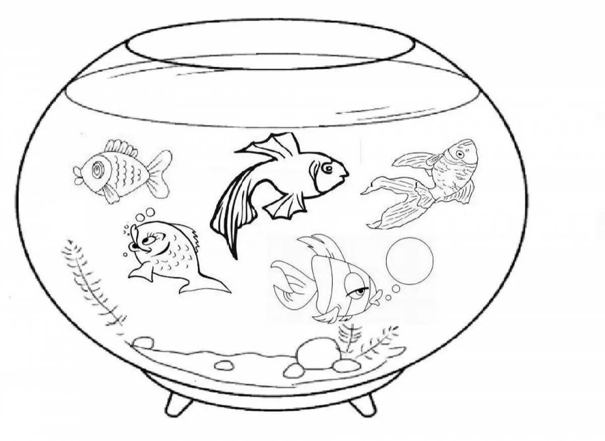 Аквариум с рыбками для детей #27