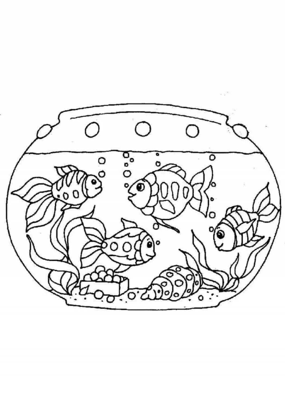Аквариум с рыбками для детей #29