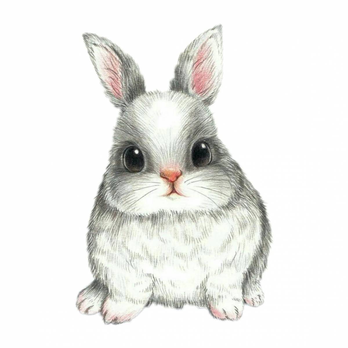 Кролик рисунок #11