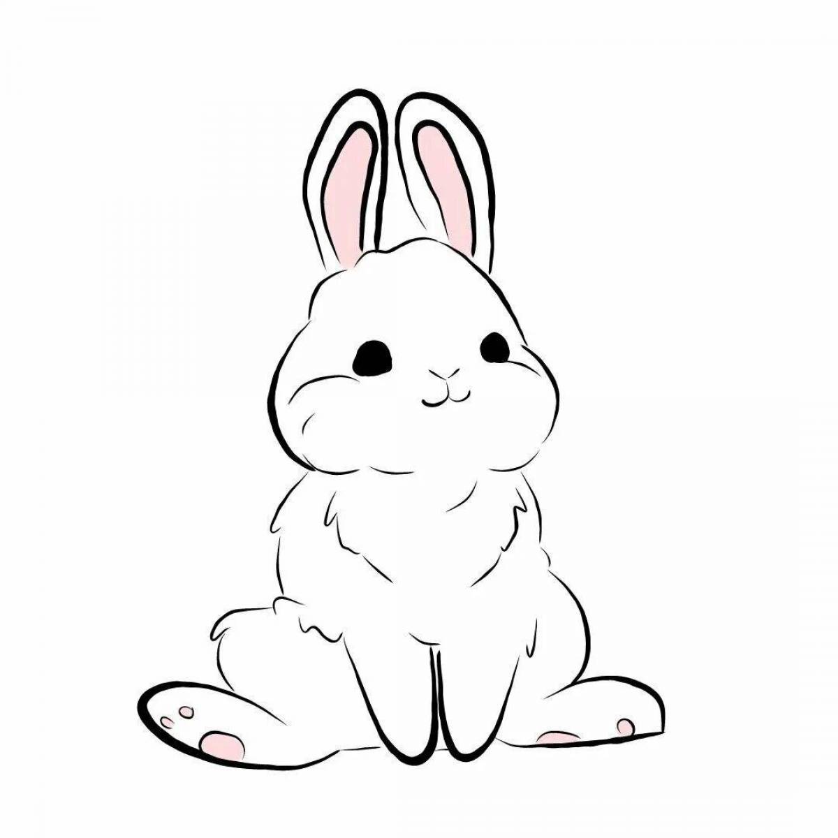 Кролик рисунок #23