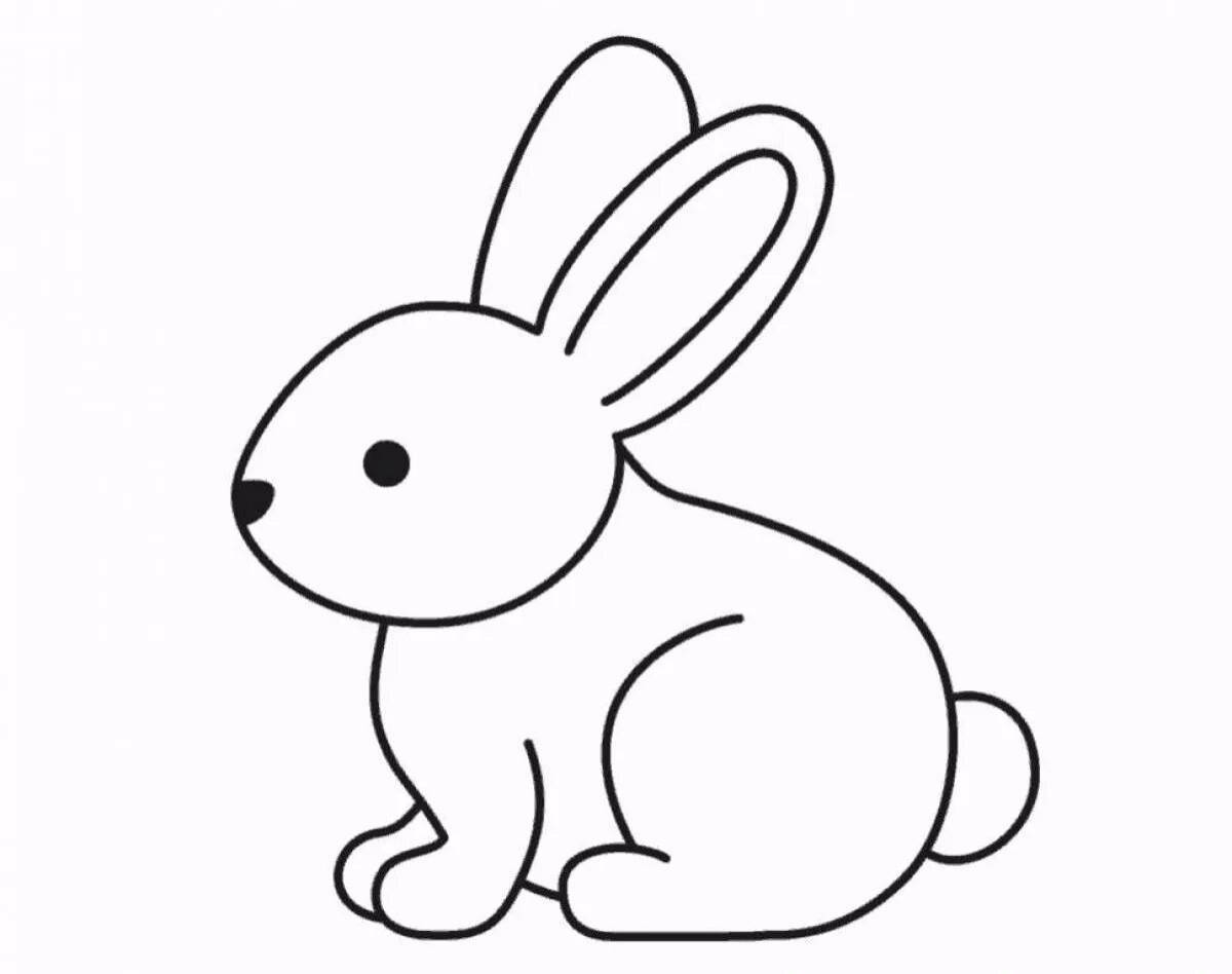Кролик рисунок #32
