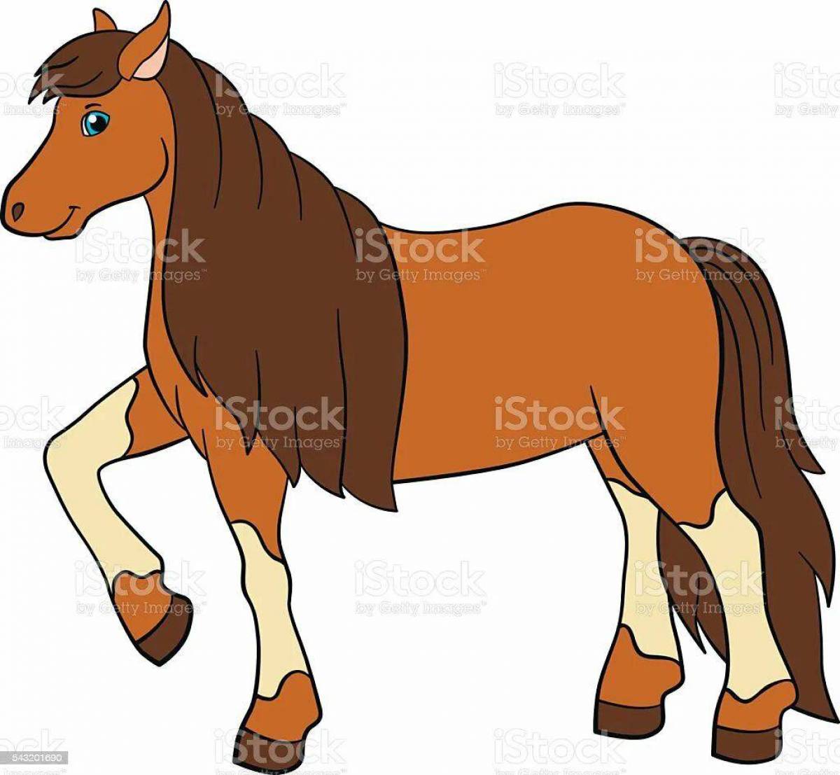 Лошадь для детей 6 7 лет #33