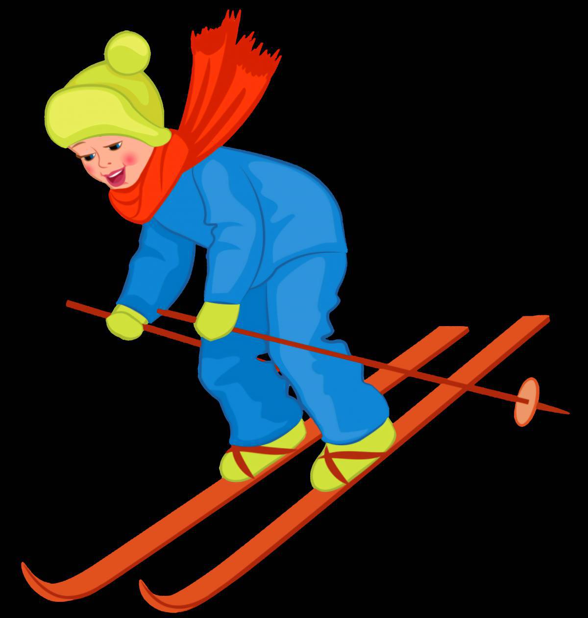Лыжник для малышей #1
