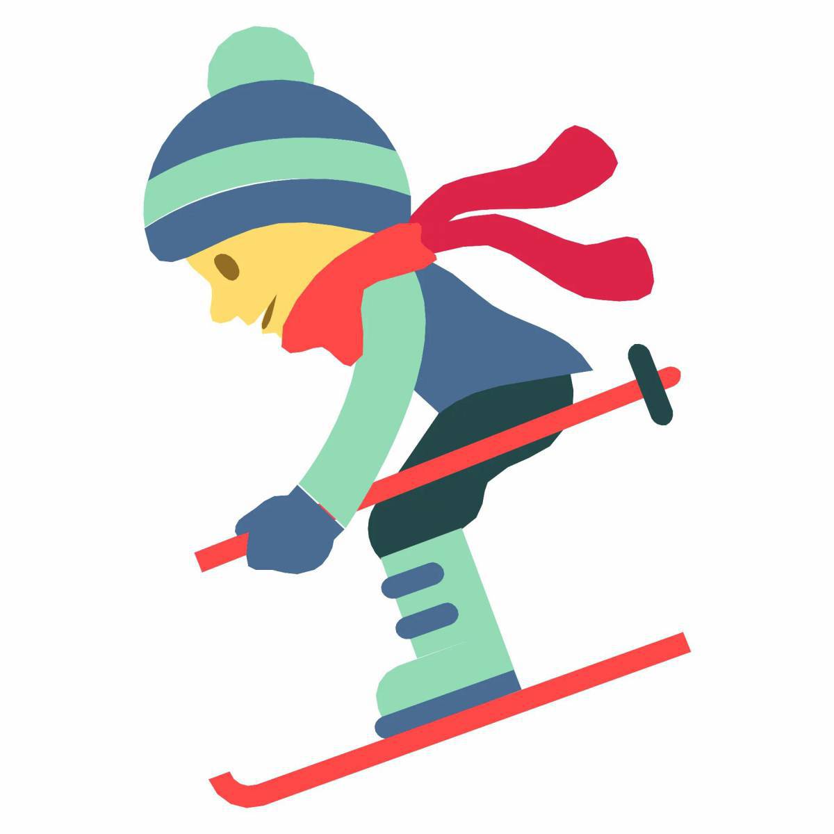 Лыжник для малышей #16