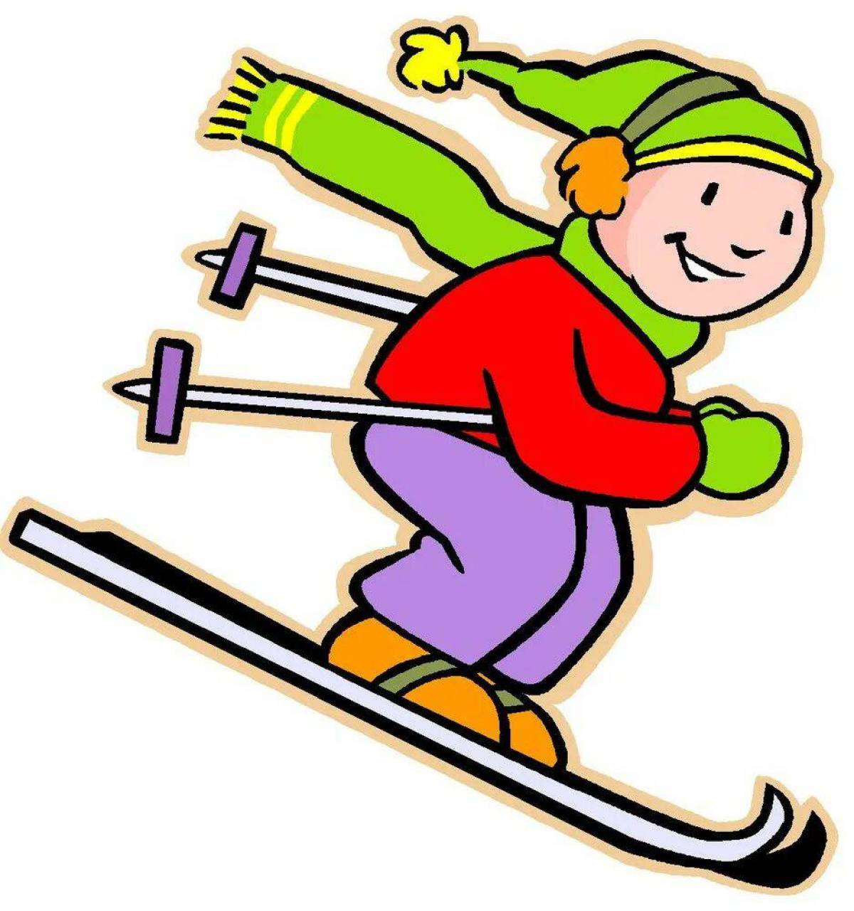 Лыжник для малышей #27