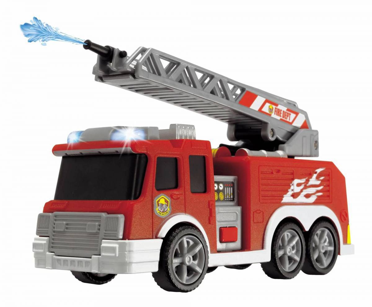 Машинка пожарная #15