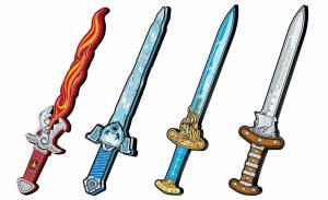 Раскраска меч для детей #26 #394885