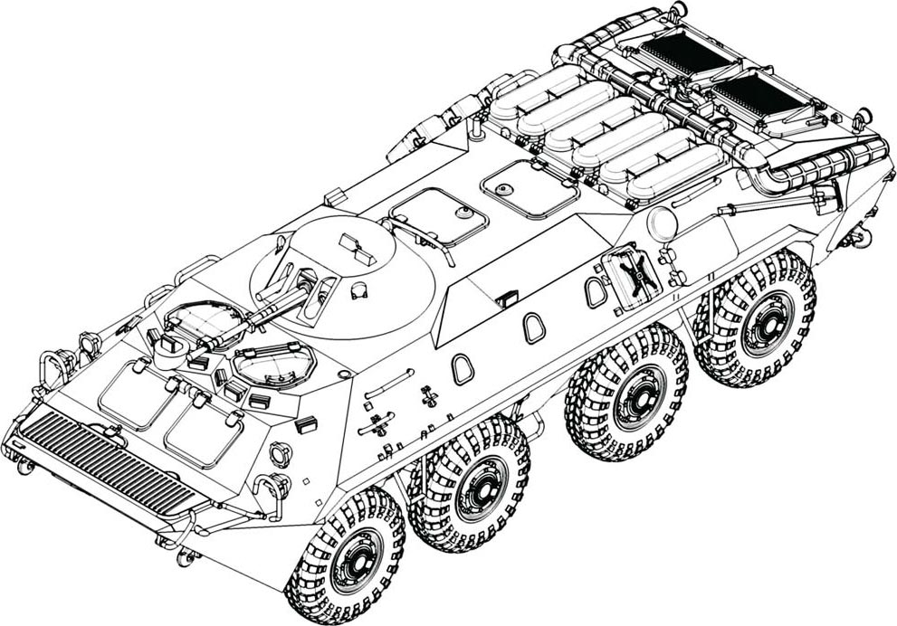 Как нарисовать бронетранспортер