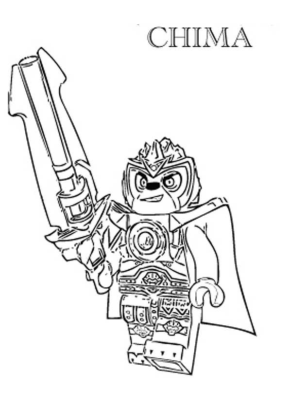 Lego chima coloring page