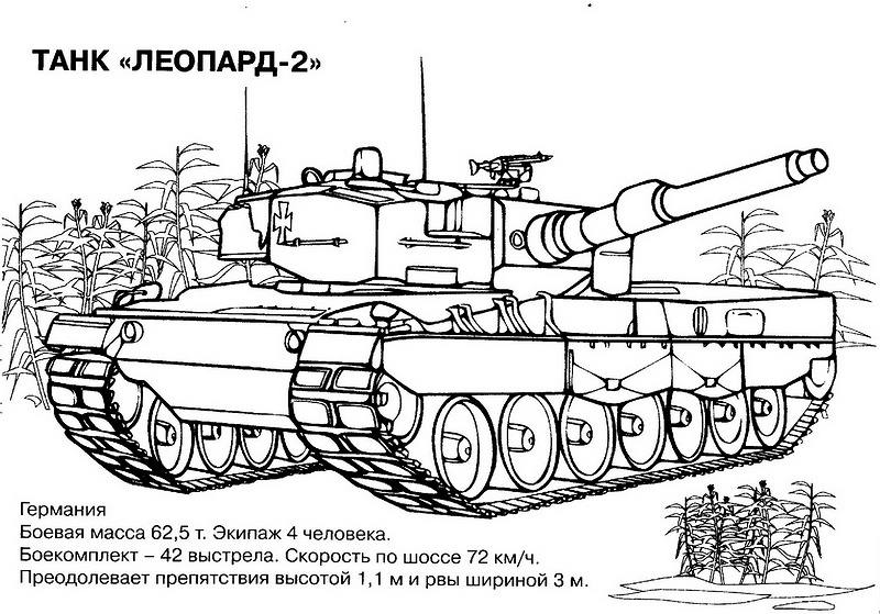Photo Coloring pages tanks leopard 2