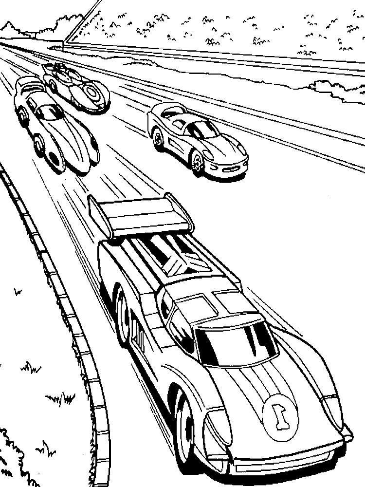 Photo Race coloring page