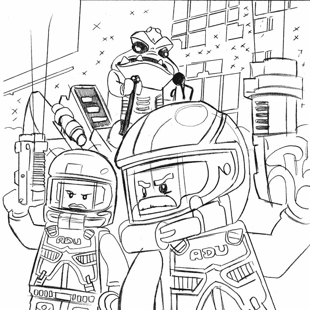 Photo Coloring pages for boys lego star wars