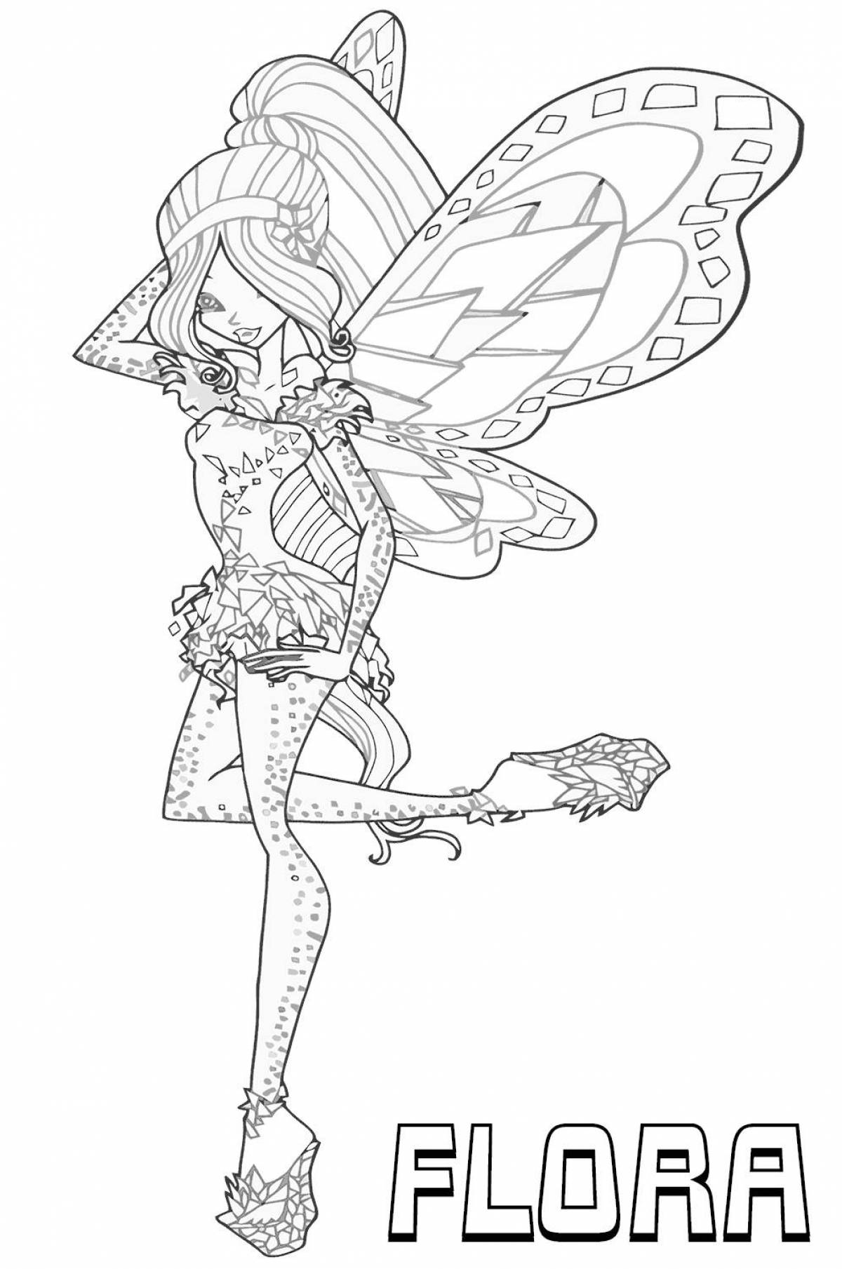 Photo Winx coloring pages
