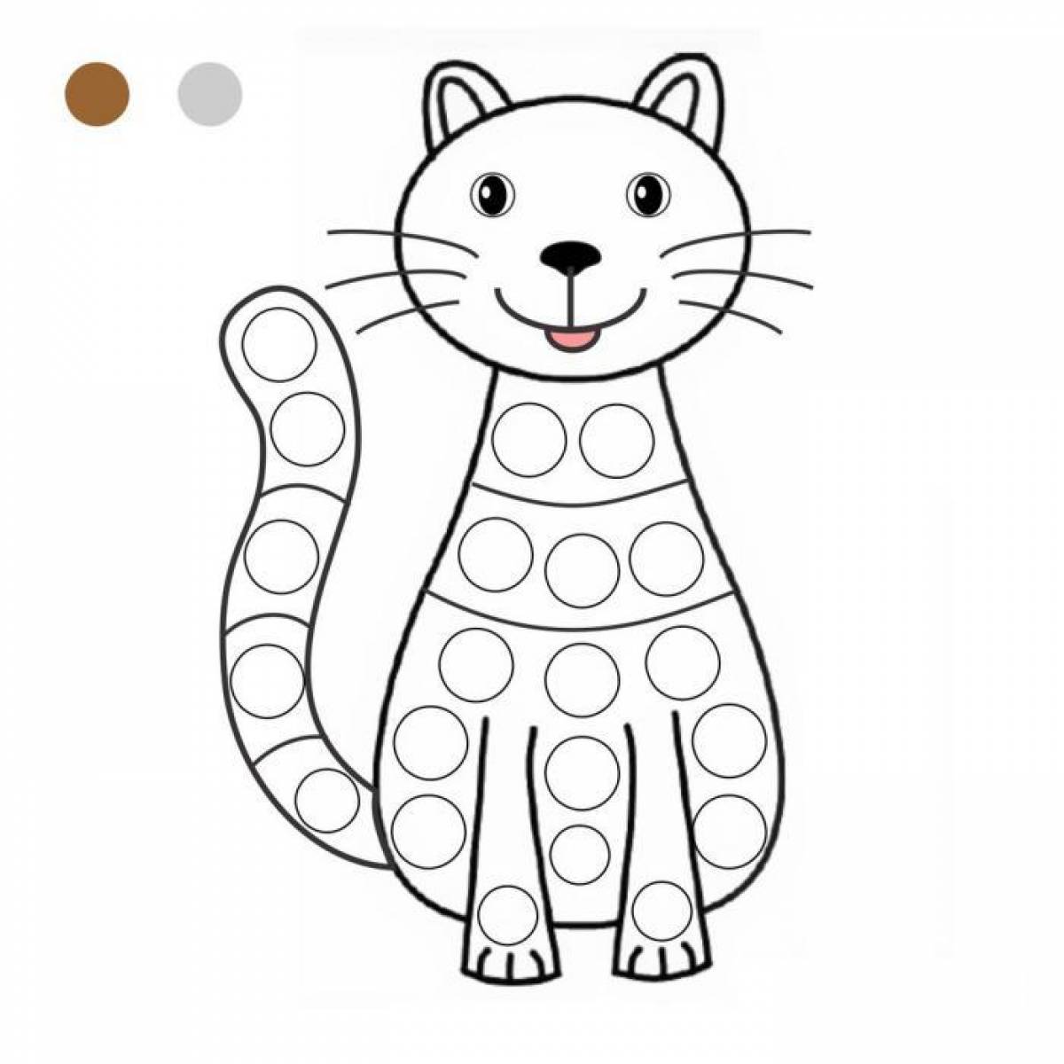 Cat coloring pages