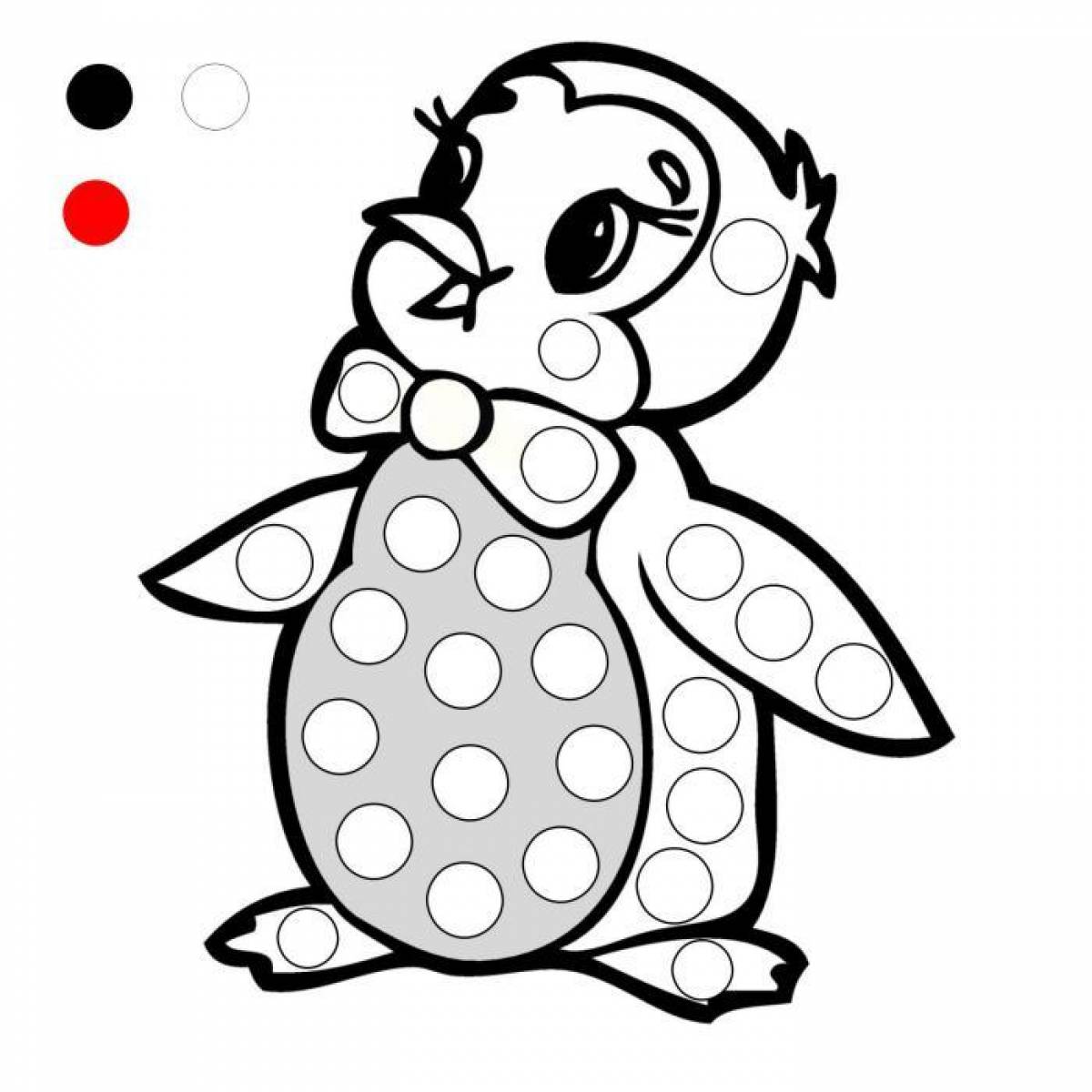 Penguin coloring pages