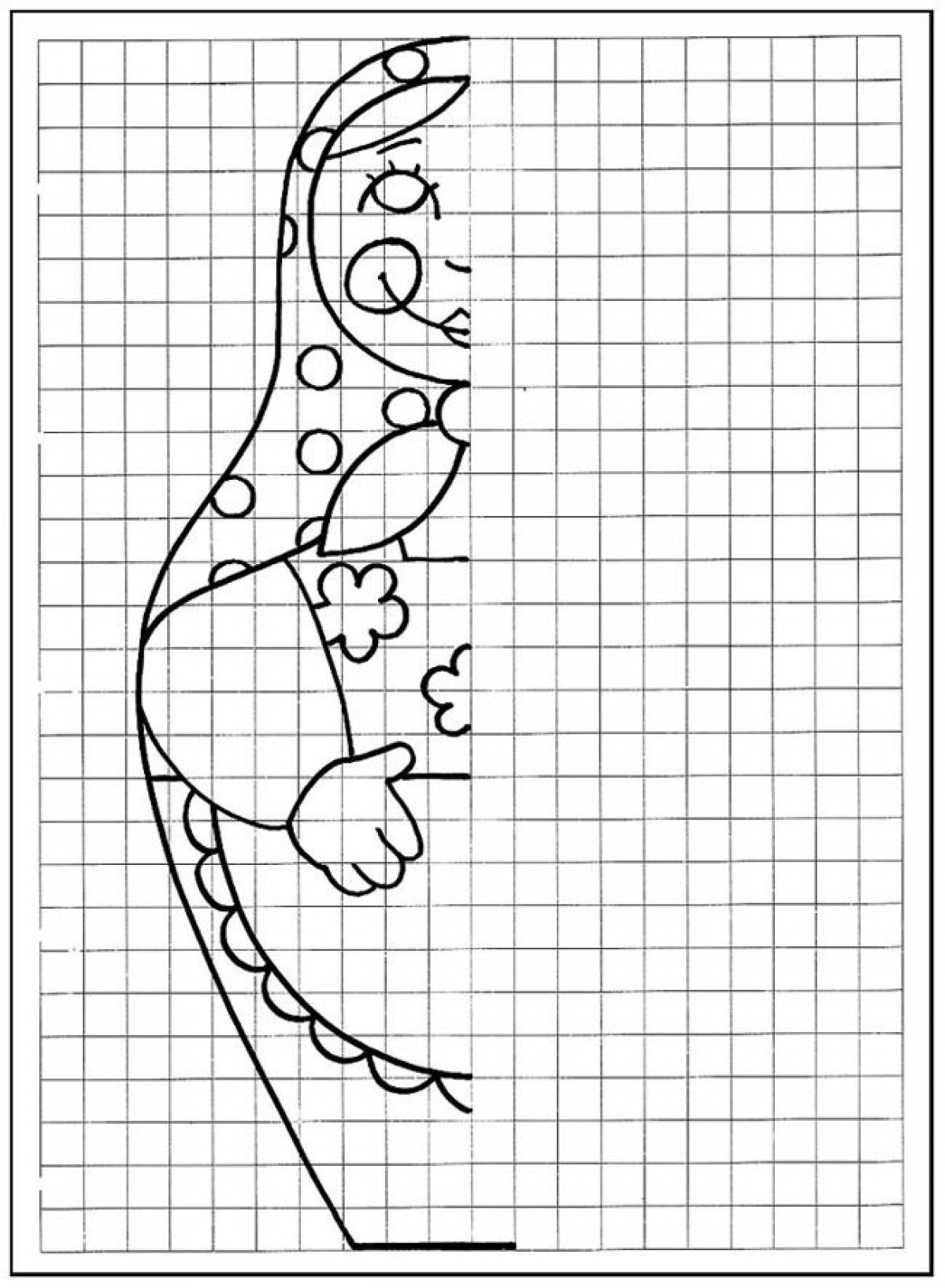 Draw on cells matryoshka