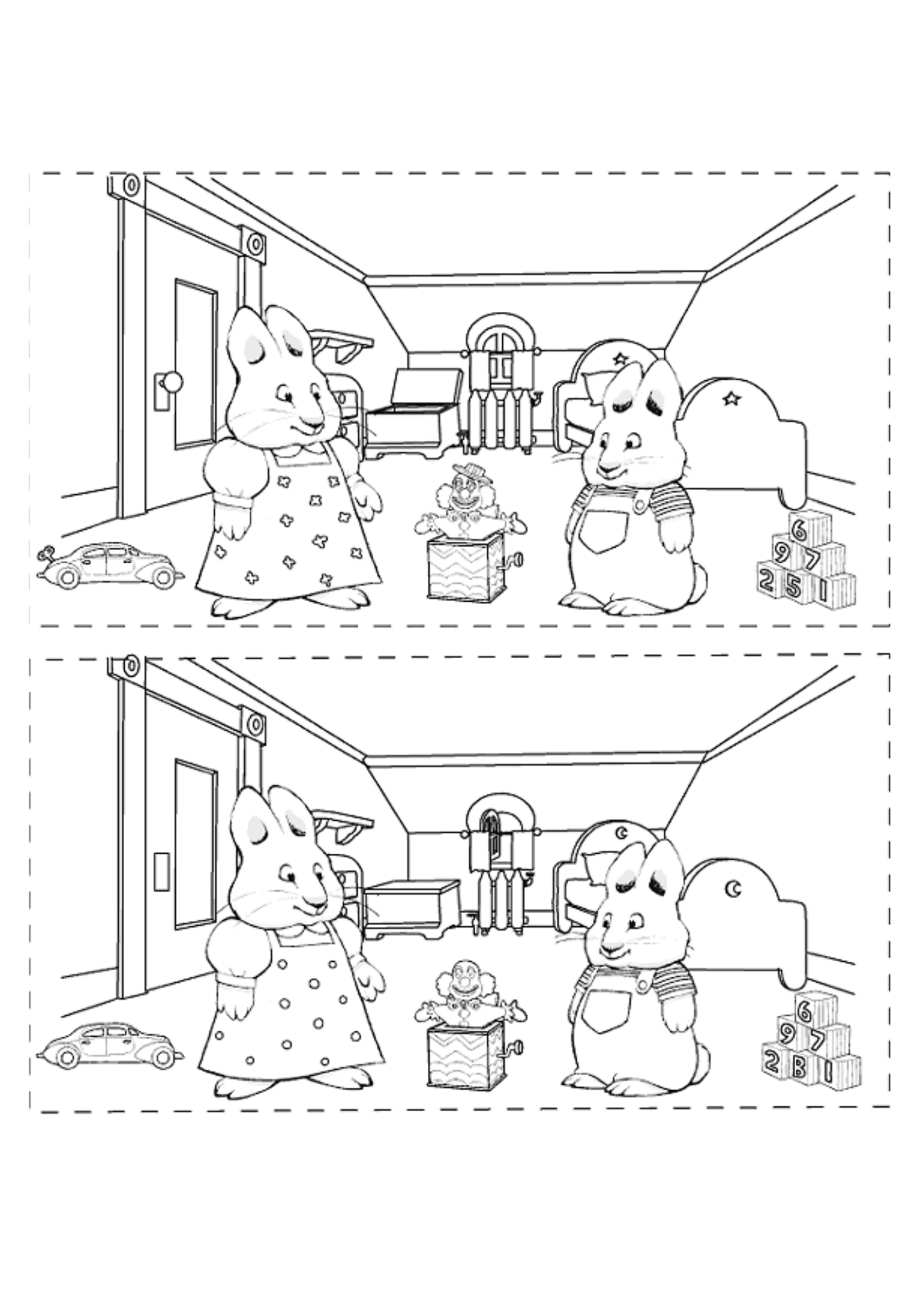 Spot the difference mice