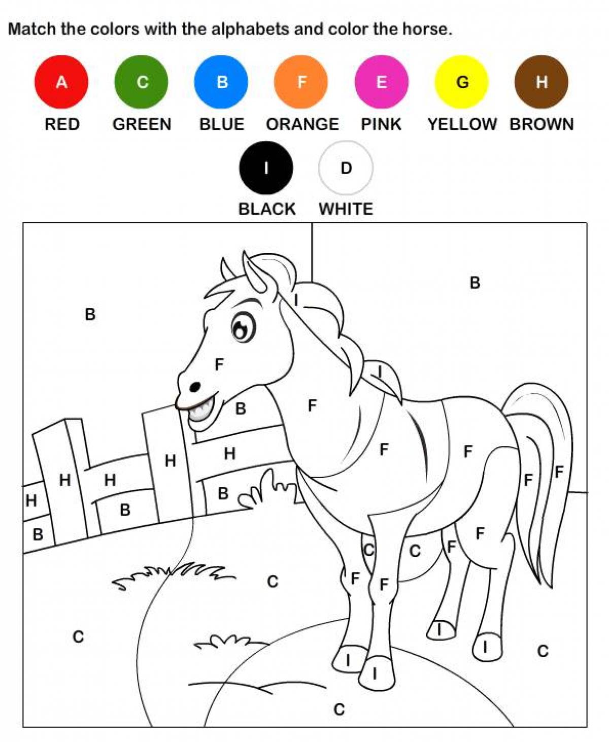 Horse by numbers