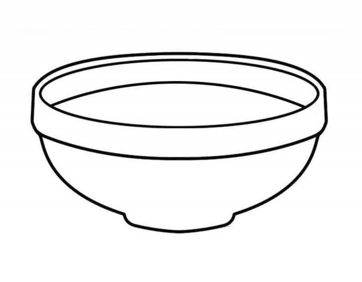 Посуда шаблоны для рисования для детей