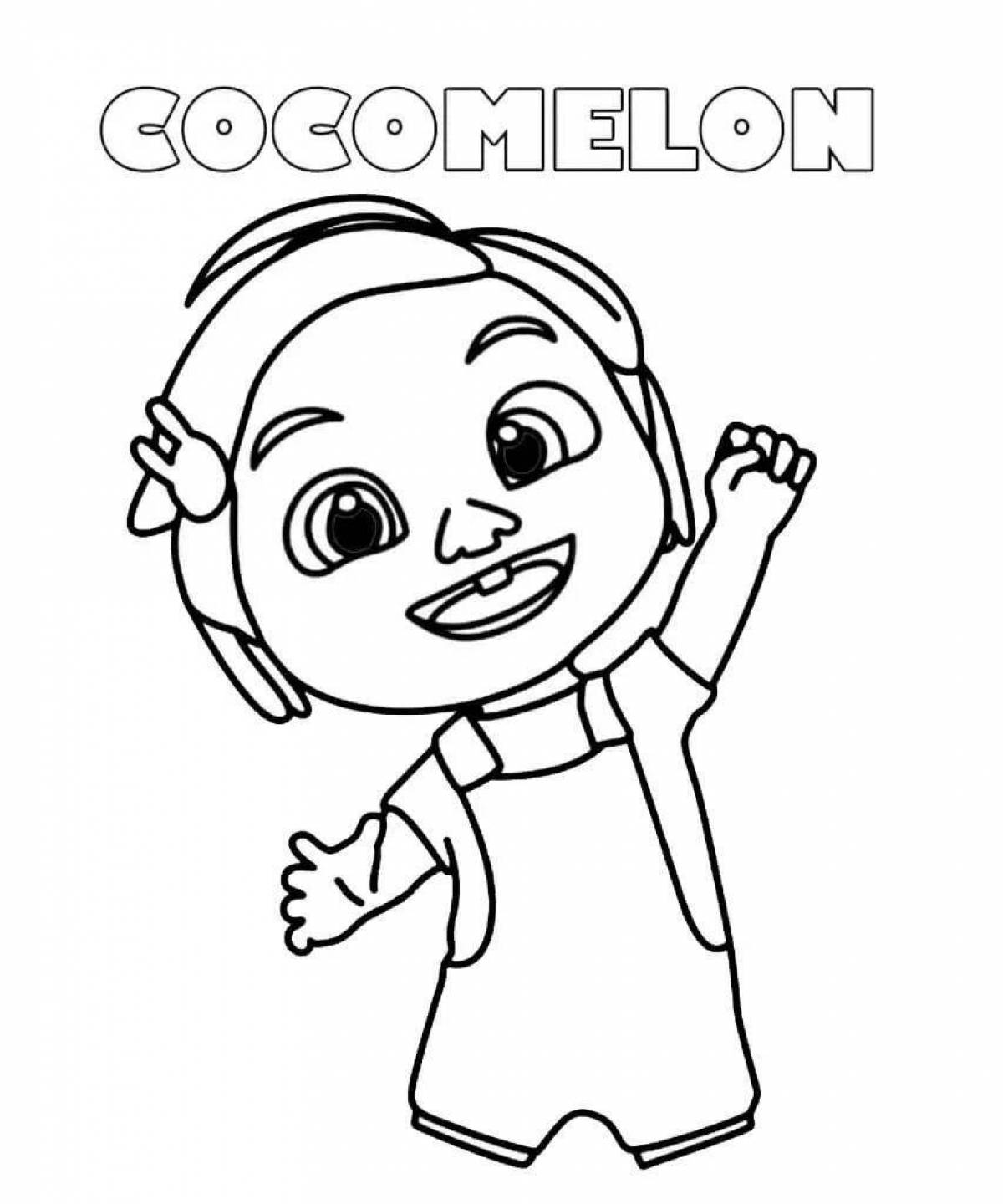 Nickelodeon cocomelon картинки раскраски дед